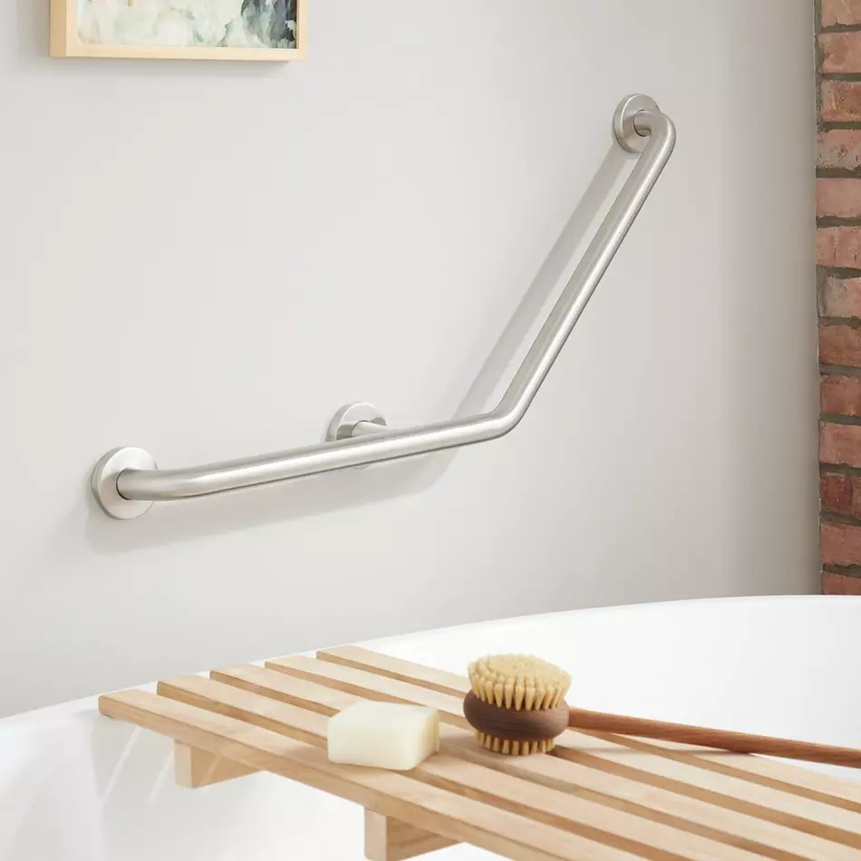 Secure grab bars and handrails for added support