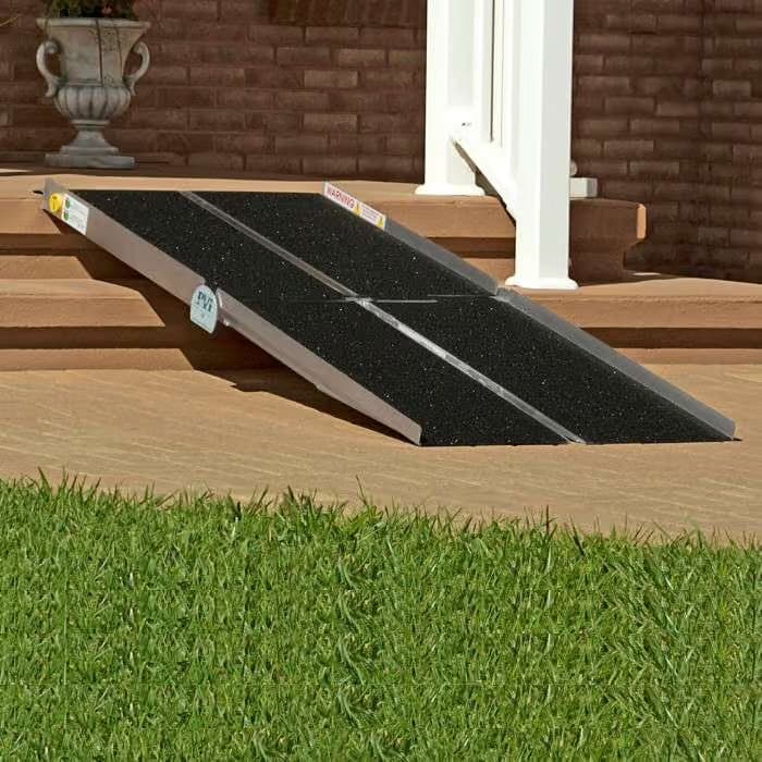 Wheelchair ramp providing home entrance access